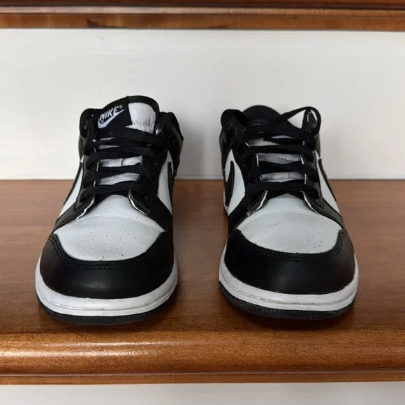 Nike Dunk Low "Black/White" Preschool Kids' Shoe - Size 3 Youth - Picture 2 of 6